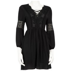 Sandro V.I.A. Mini robe avec empiècement en dentelle Taille S