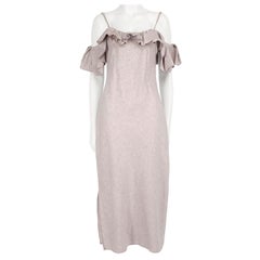 Jacquemus Vestido La Robe Pampelonne Morado Talla M