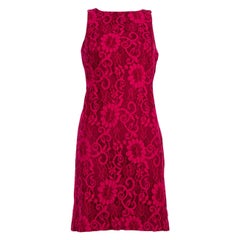 Ralph Lauren mini-robe rose en dentelle à fleurs taille XXS