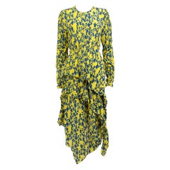 Preen By Thornton Bregazzi Floral Ruffle Dress Size XS