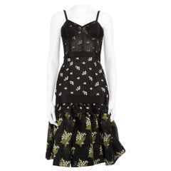 Alexander McQueen 2016 - Robe bustier brodée en forme de péplum - taille S