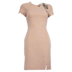 Emilio Pucci Pink Lace Up Detail Dress Size S