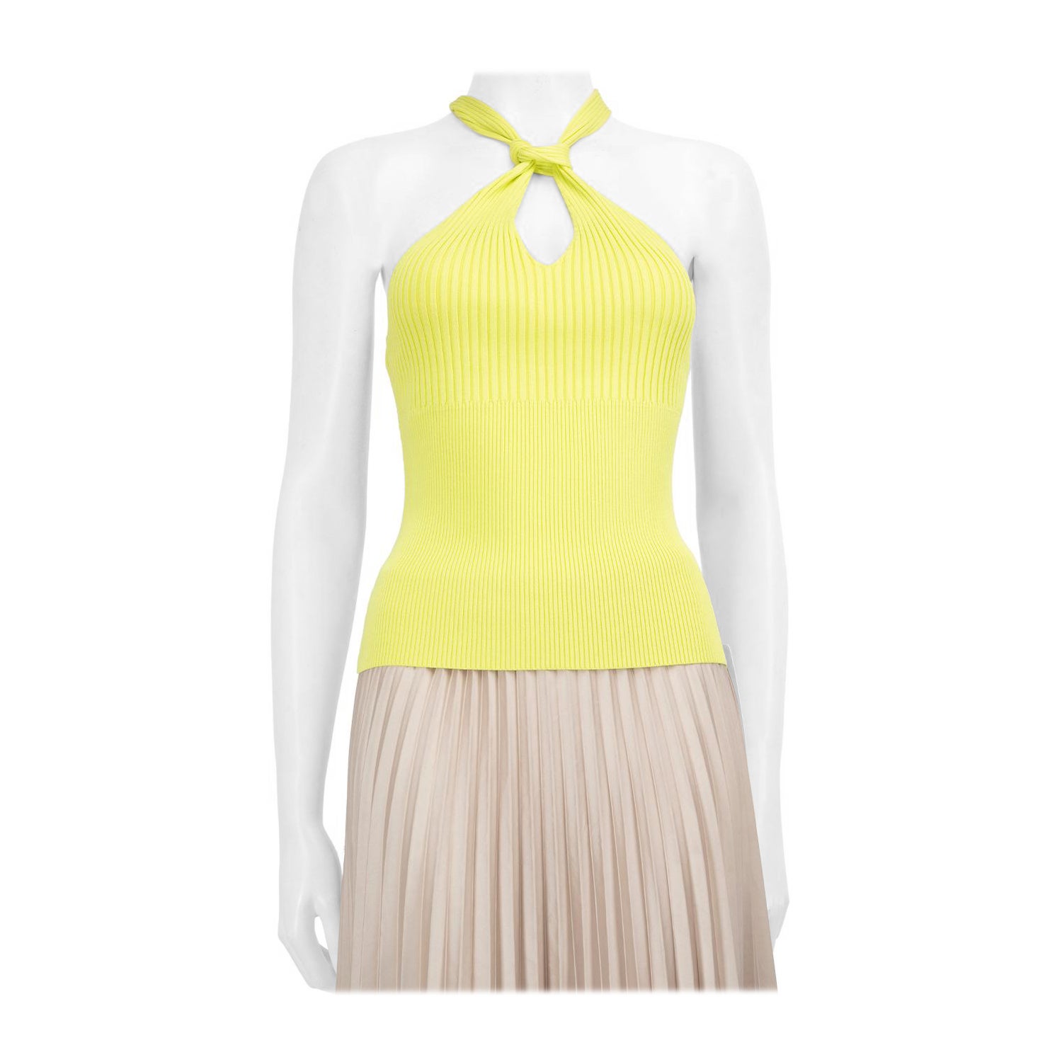 Jonathan Simkhai Green Neon Tank Top Size S