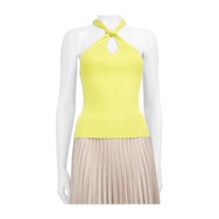 Jonathan Simkhai Green Neon Tank Top Size S