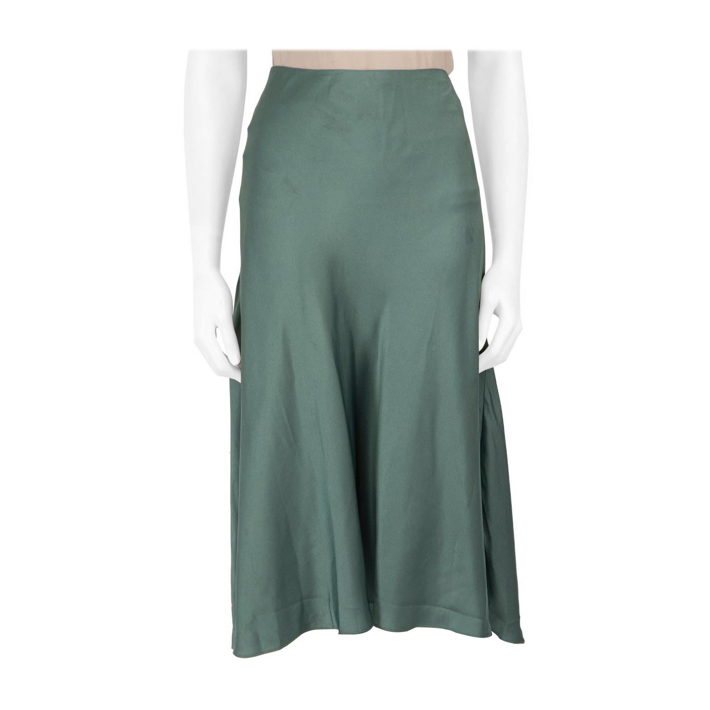 ba&sh Green Knee-length Slip Skirt Size M