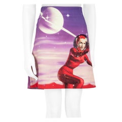 Pinko Space Graphic Print Skirt Size L