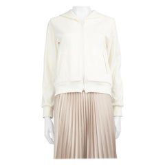 Comme Des Garcons Comme Des Garcons GIRL White Sailor Collar Zip Jacket Size M