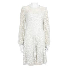 Needle & Thread Blue Sequin Embellished Lace Dress Size XXL