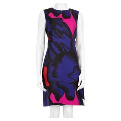 Used Diane Von Furstenberg Knee Length Floral Dress Size M