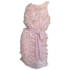 Chloe Silk Ruffled Dress 7