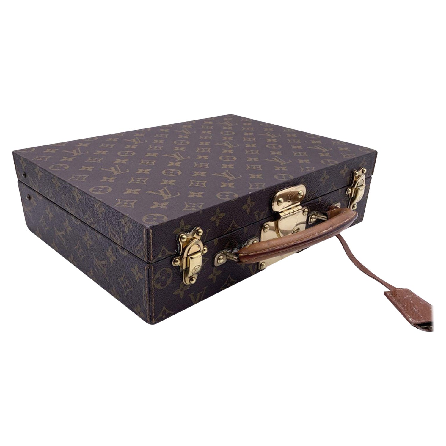 Louis Vuitton Monogram Canvas Jewelry Case Boite Bijoux Travel Bag
