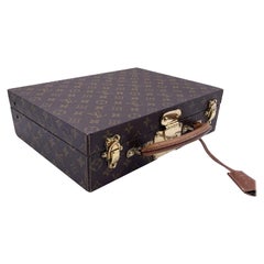 Louis Vuitton Monogram Canvas Schmucktasche Boite Bijoux Reisetasche mit Monogramm