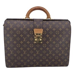 Maletín Louis Vuitton Vintage Monogram Canvas Serviette Fermoir
