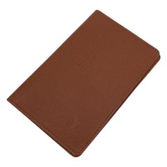 Louis Vuitton Vintage Tan Leather ID Card Wallet Photo Holder