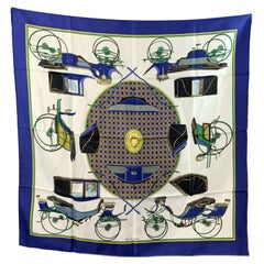 Hermes Silk Scarf Les Voitures A Transformation 1965 De La Perriere