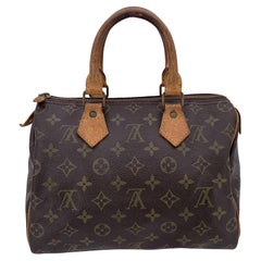 Louis Vuitton Vintage Monogram Canvas Speedy 25 Boston Bag M41528