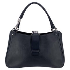 Christian Dior Black Canvas Hardcore Crystal Shoulder Bag
