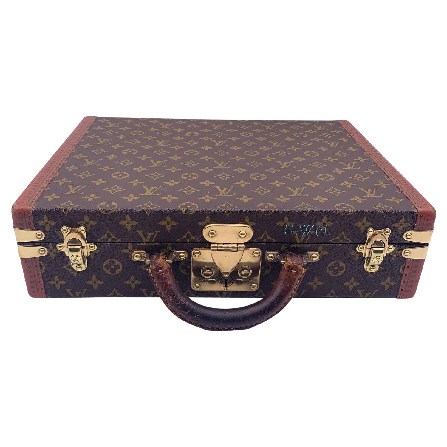 Louis Vuitton Vintage Monogram President Hard Case Briefcase Bag