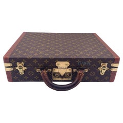 Louis Vuitton Vintage Monogram President Hard Case Briefcase Bag