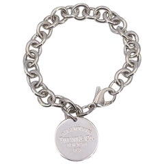 Tiffany & Co. Sterling Silver Return to Round Tag Bracelet