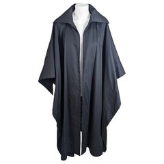 Yves Saint Laurent Early Rive Gauche Cotton Twill Cape
