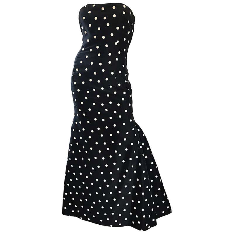 Vintage Oscar De La Renta Black Velvet Dress at 1stDibs | vintage black ...