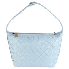 Bottega Veneta Ice Gold Nappa Intrecciato Mini Wallace