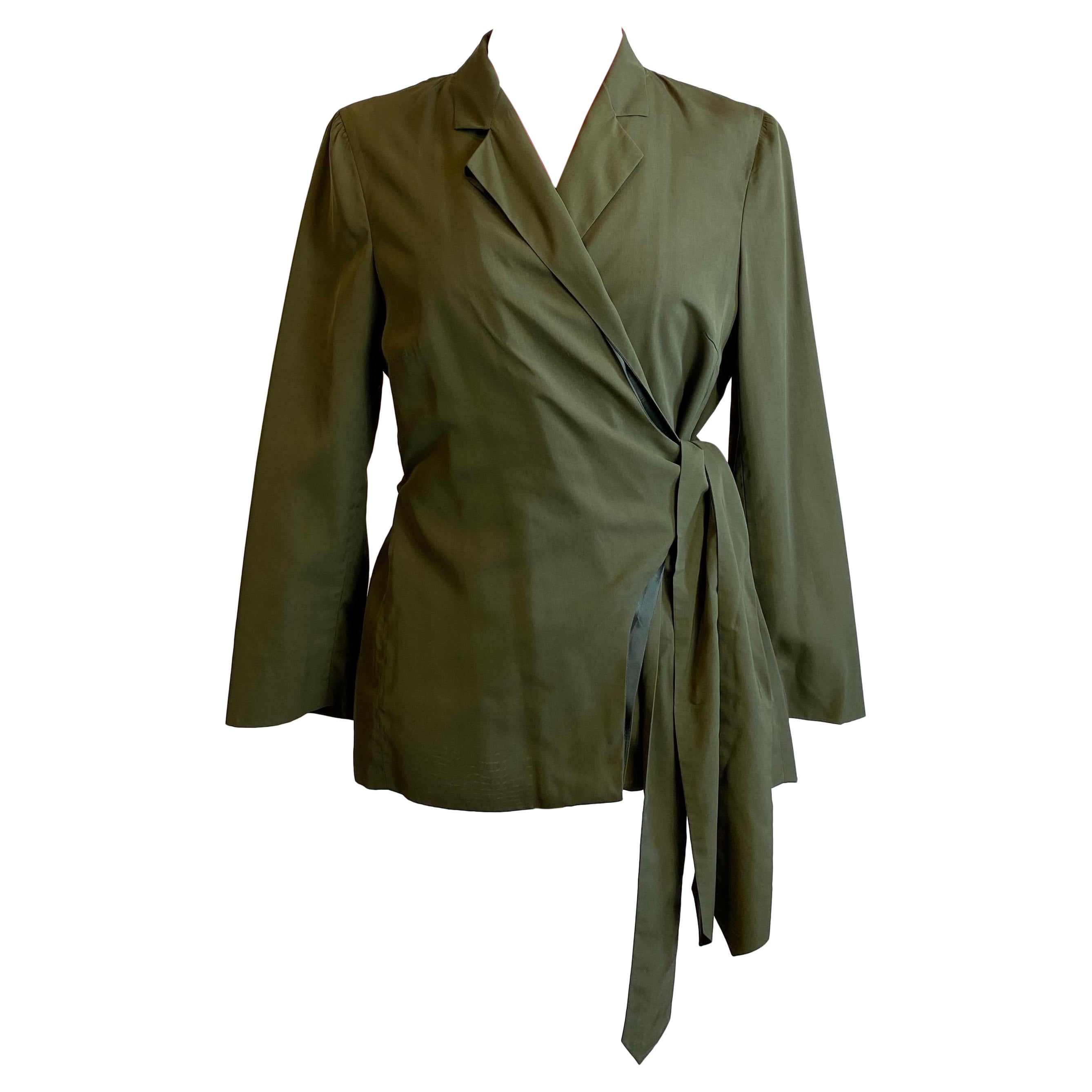 Giacca in seta Dries Van Noten Oliver