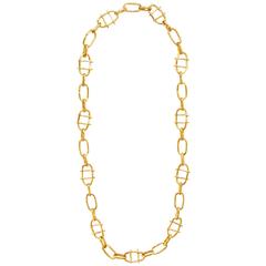 Capogrossi Gold-Plated Bronze Chain Necklace