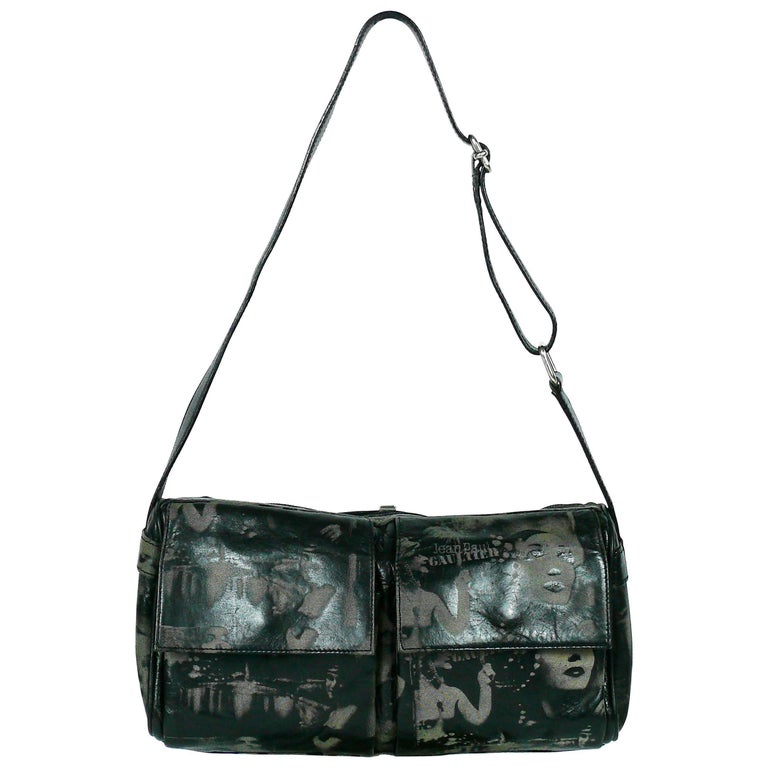 Jean Paul Gaultier Vintage Retro Dietrich Print Leather Shoulder Bag at  1stDibs | jean paul gaultier maroquinerie, jean paul gaultier shoulder bag, jean  paul gaultier bag