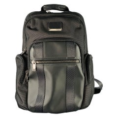 TUMI Alpha Bravo Search Black Metallic Nylon Backpack