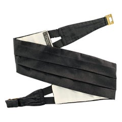 Fajín de Grosgrain de Seda Negro CHARVET