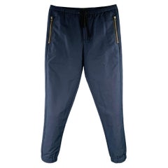 Pantalon Casual 3.1 PHILLIP LIM taille S en nylon mélangé bleu marine à cordon de serrage