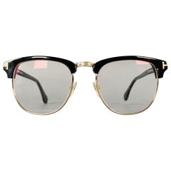 TOM FORD Henry Monturas Semi al aire de Acetato Negro