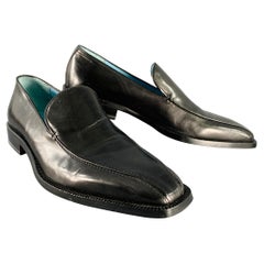 DOLCE & GABBANA Size 8 Black Leather Slip On Loafers