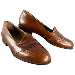 BALLY Größe 8 Brown Penny Loafers