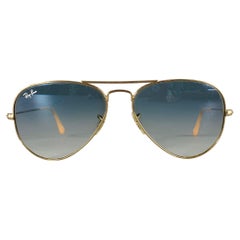 RAY-BAN Gold Metal Sunglasses