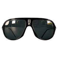 CARRERA Black Silver Acetate Metal Sunglasses