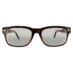 TOM FORD Brown Beige Schildpatt Acetat-Rahmen