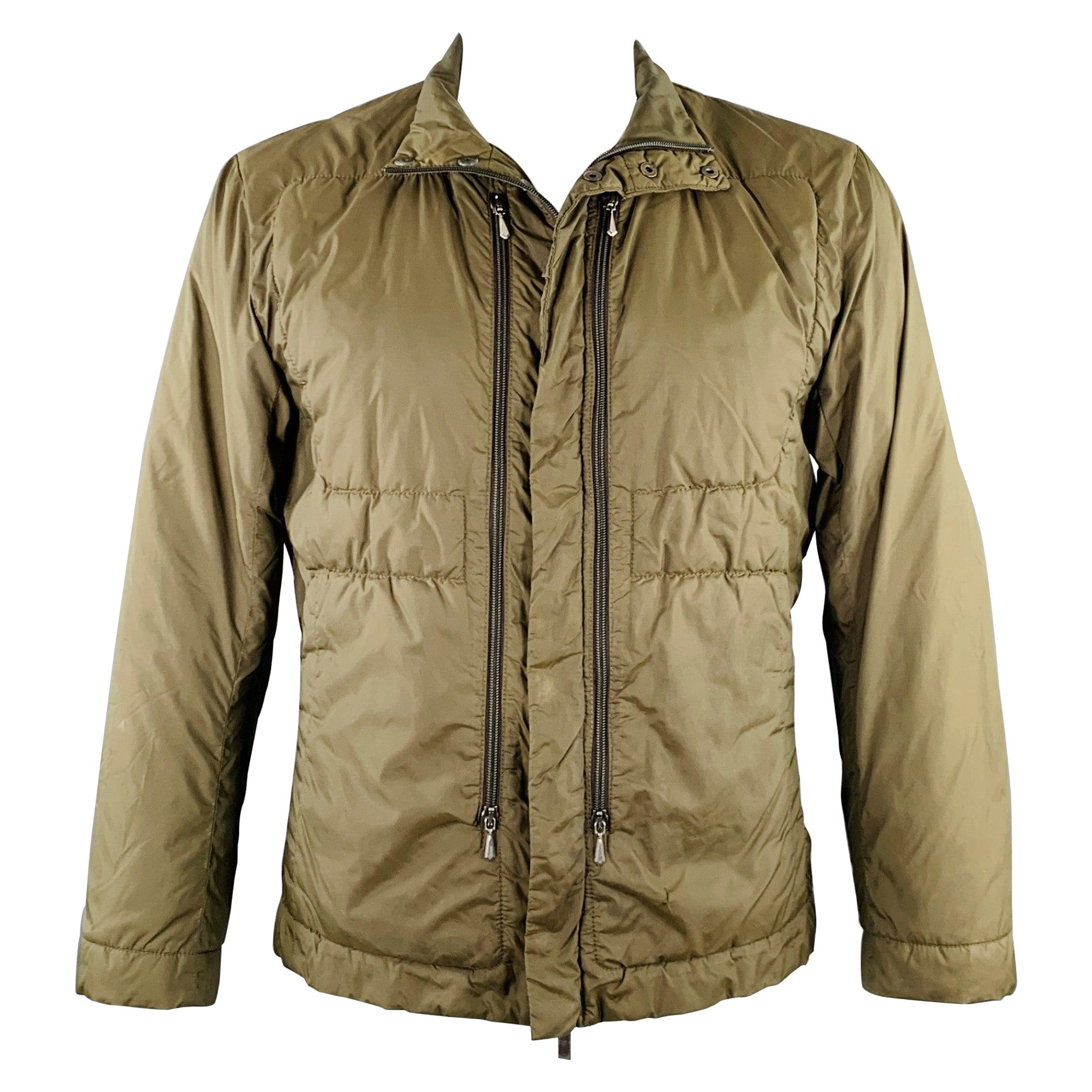 DIRK Bikkembergs Giacca in misto poliestere verde oliva taglia L.