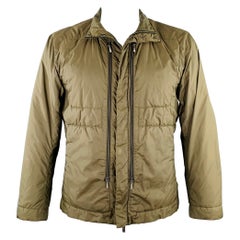 DIRK BIKKEMBERGS Chaqueta Mezcla Poliéster Verde Oliva Talla L