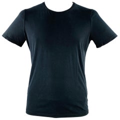 GUCCI Size XL Black Jersey Crew Neck T-shirt
