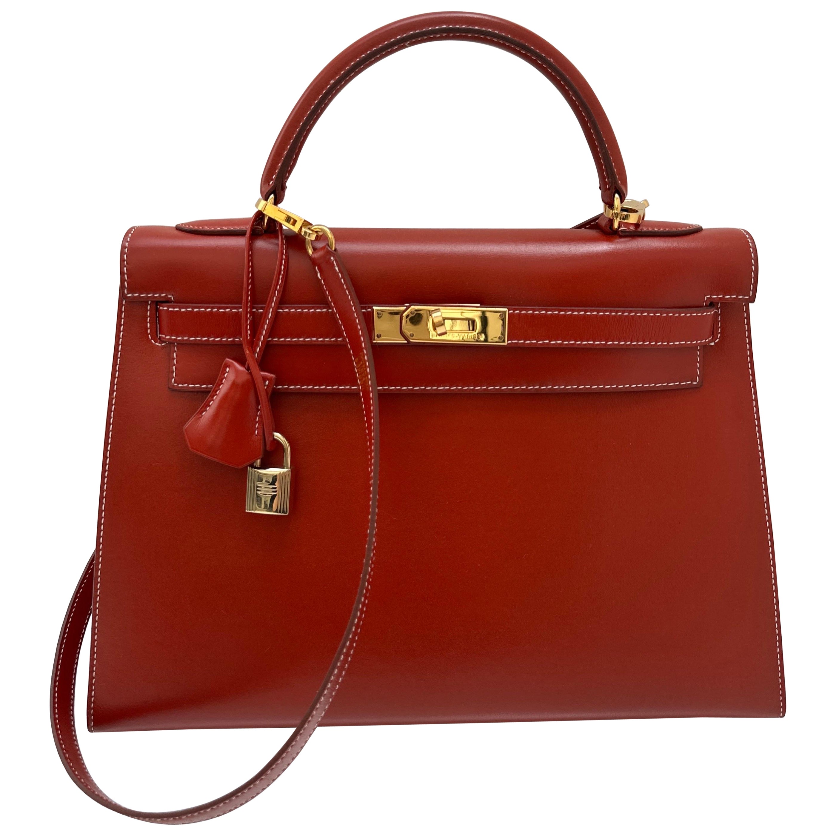 Hermes Brique Kelly 32 Bag For Sale