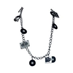 Chanel Music Motif Charm Chain Necklace S/S 2004