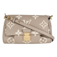 Louis Vuitton Tourterelle Creme Empreinte Monogram Giant Favorite