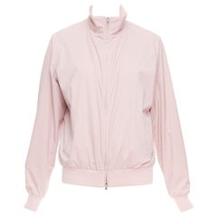 LORO PIANA Green Storm System Windjersey pink reversible bomber M