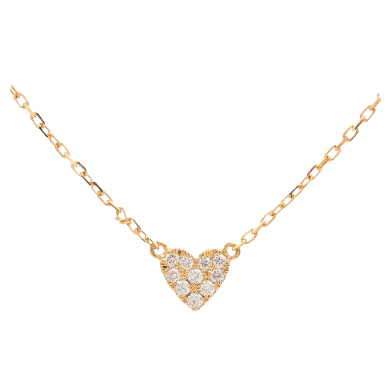 Collana con diamanti Ahkah Heart in vendita
