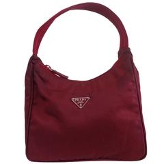 Retro Prada Bordeaux Shoulder Bag