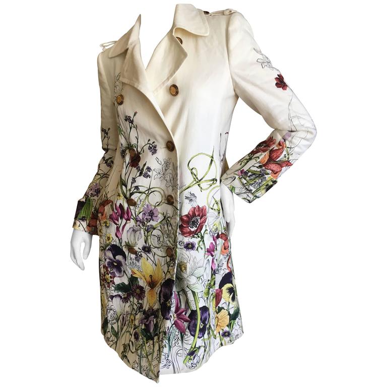 gucci floral coat