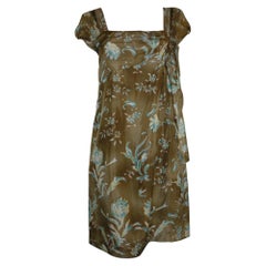 Philosophy di Alberta Ferretti Seidenkleid mit T-Ausschnitt